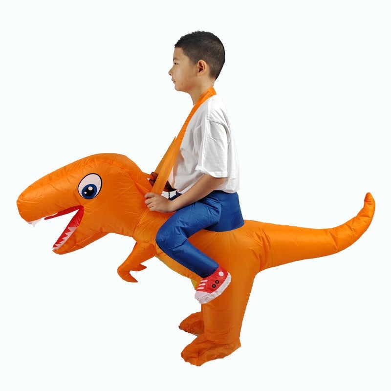 Halloween T-Rex Inflatable Suit Adult Costume Inflatable Suit Children Dinosaur Inflatable Cospiay Costume - Image 1